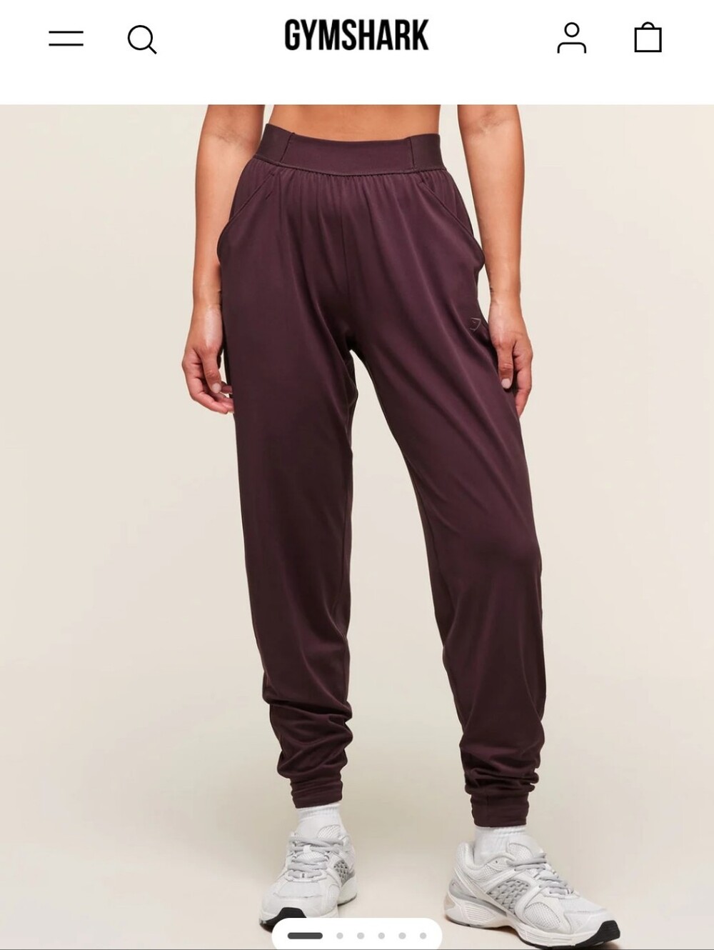 Gymshark Plum Covered Joggers